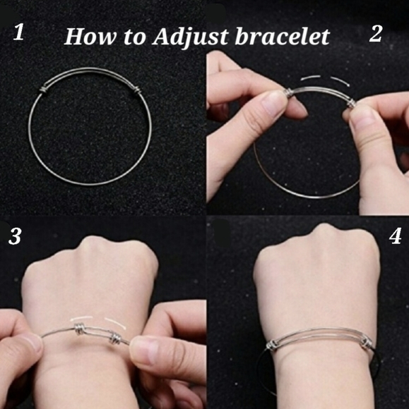 C4:  Sterling Silver  Love Is Patient & Kind Bracelet - Picture 4 of 5